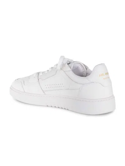 Axel Arigato Dice Lo Sneakers In White Suede And Leather