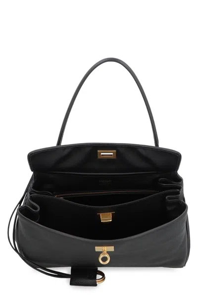 Balenciaga Women's Leather Rodeo Handbag In Black