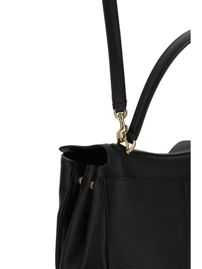 Balenciaga Women's Leather Rodeo Handbag In Black