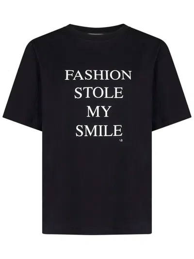 Victoria Beckham Slogan Printed Organic Cotton T-shirt