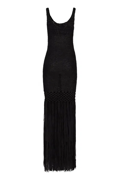 PHILOSOPHY DI LORENZO SERAFINI PHILOSOPHY DI LORENZO SERAFINI OPENWORK-KNIT DRESS 