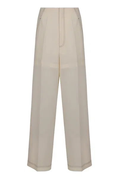 Shop Philosophy Di Lorenzo Serafini Cotton Blend Trousers