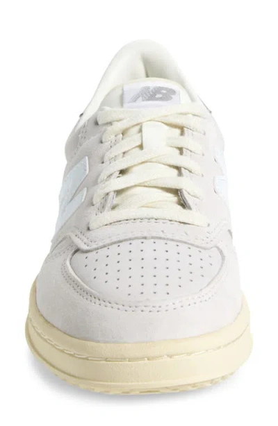 New Balance T500 Woman Sneakers Off White Size 7.5 Leather In Neutral