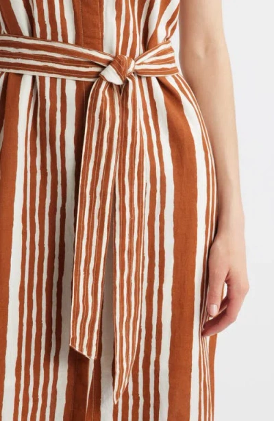 Cleobella Lani Midi Dress In Vecchio Stripe Print