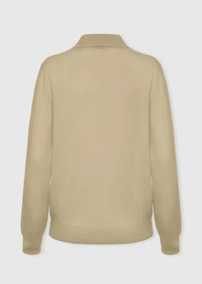 Malo Cashmere Polo In Brown