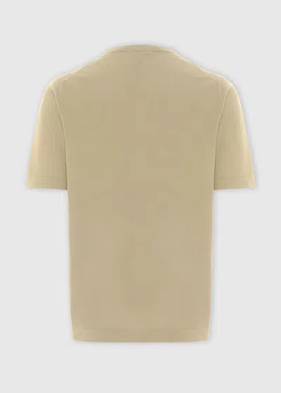 Malo Cotton Crewneck Sweater In Neutral