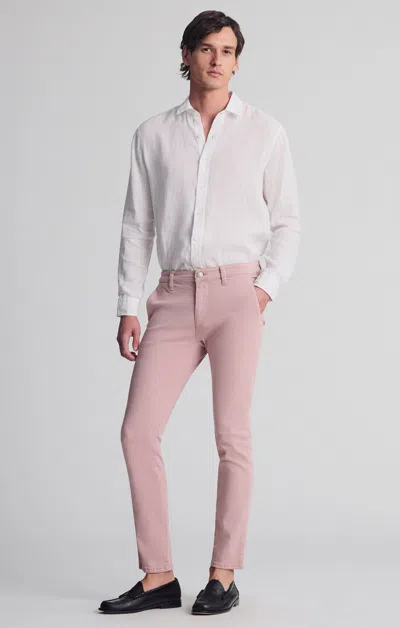 Mavi Milton Slim Straight Chino In Woodrose Luxe Twill