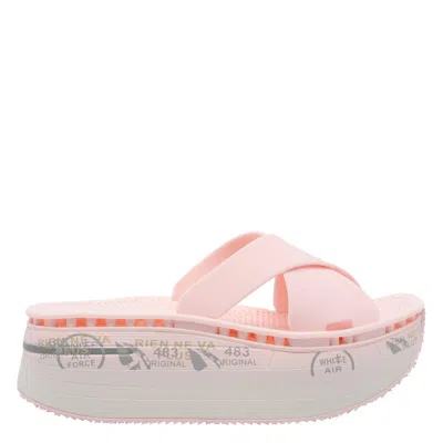 Premiata Cross Strap Platform Sandals