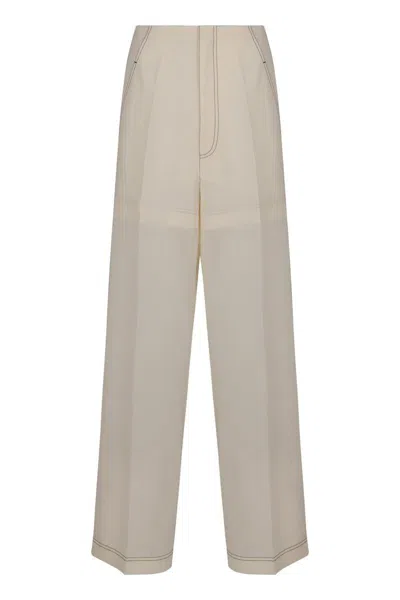 Shop Philosophy Di Lorenzo Serafini Cotton Blend Trousers