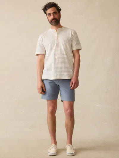 Faherty Short-sleeve Sunwashed Henley T-shirt