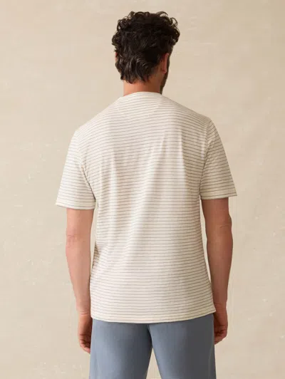 Faherty Short-sleeve Sunwashed Henley T-shirt