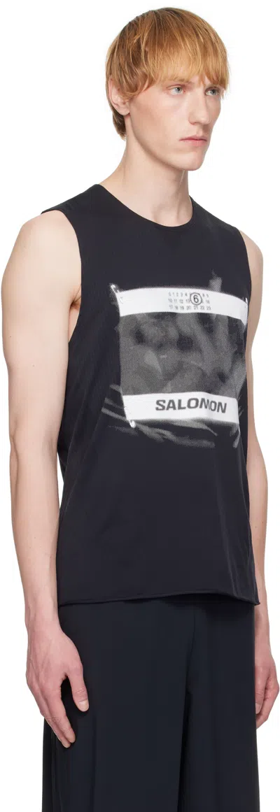 Mm6 Maison Margiela Mm6 X Salomon Edition Crewneck Tank Top Black