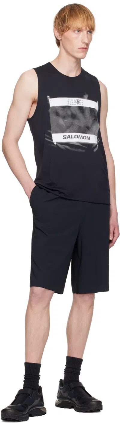 Mm6 Maison Margiela Mm6 X Salomon Edition Crewneck Tank Top Black
