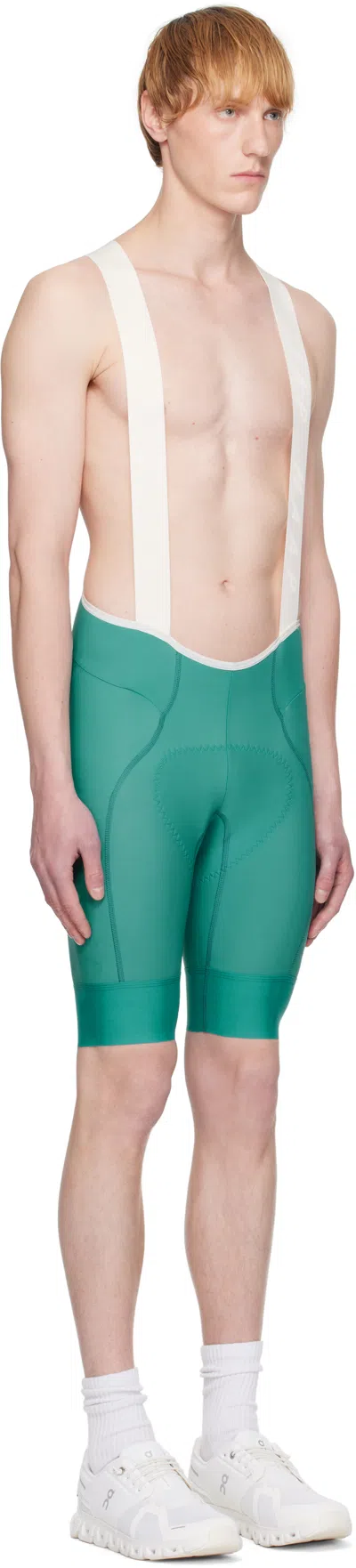 Maap Blue Team Bib Evo Cycling Shorts In Green