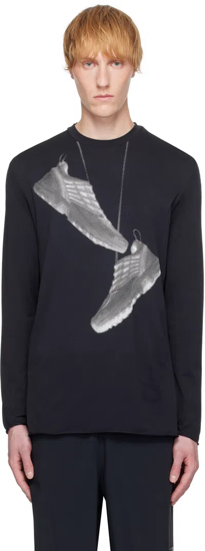 Mm6 Maison Margiela Mm6 X Salomon Edition Sneaker Print T-shirt Black