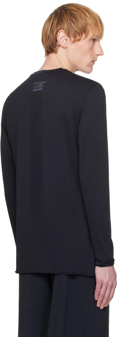 Mm6 Maison Margiela Mm6 X Salomon Edition Sneaker Print T-shirt Black