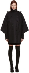 VALENTINO Black Cape Coat