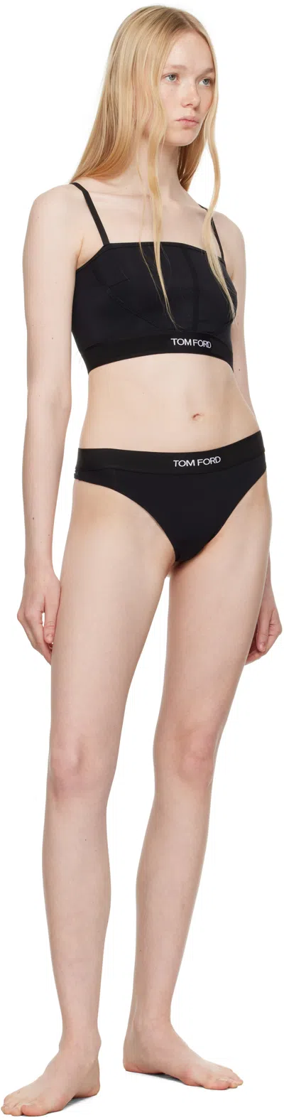 Tom Ford Black Modal Signature Camisole