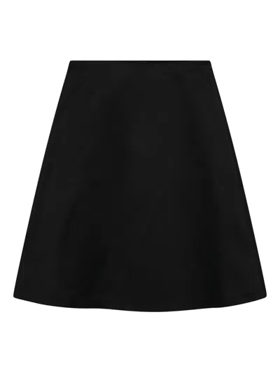 The Garment Cotton-blend Kelly Skirt In Black