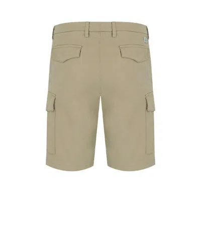 Manuel Ritz Beige Cargo Bermuda Shorts
