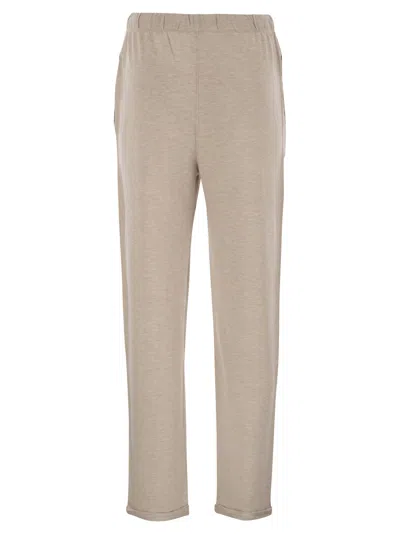 Majestic Trousers With Drawstring Waist