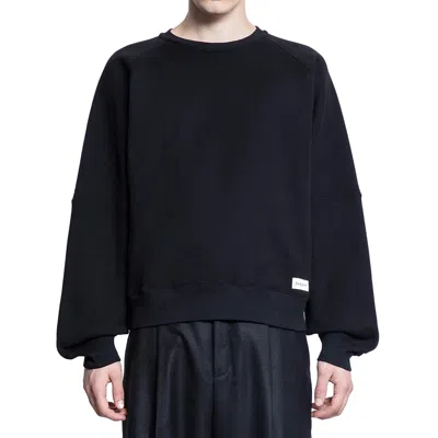 Saint Laurent Oversized Sweatshirt In Black