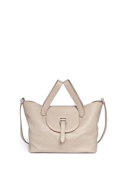 Meli Melo 'thela' Medium Pebbled Leather Trapeze Tote