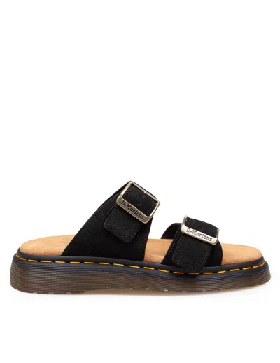 Dr. Martens' Womens Dr. Martens Josef Suede Slide Sandals