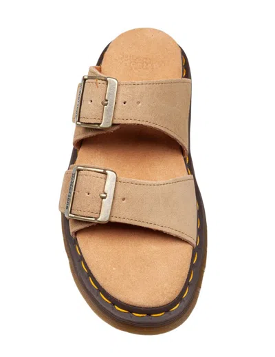 Dr. Martens' Josef Slipper-mule In Beige Suede In Brown