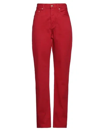 Jacquemus Woman Jeans Red Size 30 Cotton