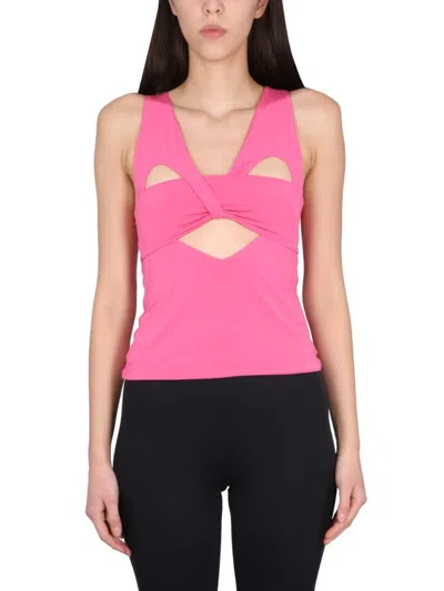 Ambush Top With A Sweetheart Neckline In Pink