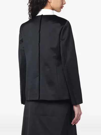 The Garment Single Breasted Buttoned Jacket In Black