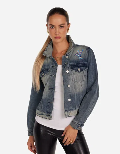 Lauren Moshi Elena Butterfly Love Embroidery