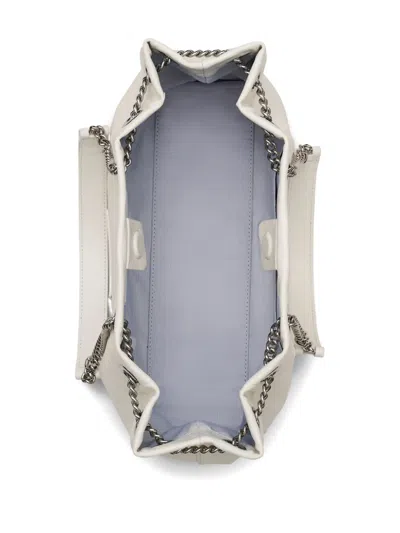 Marc Jacobs The Chain Sack Shoulder Bag In White Leather In White