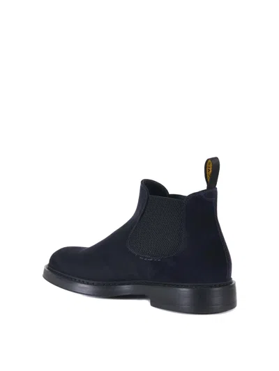Doucal's Doucals Suede Ankle Boots In Blue