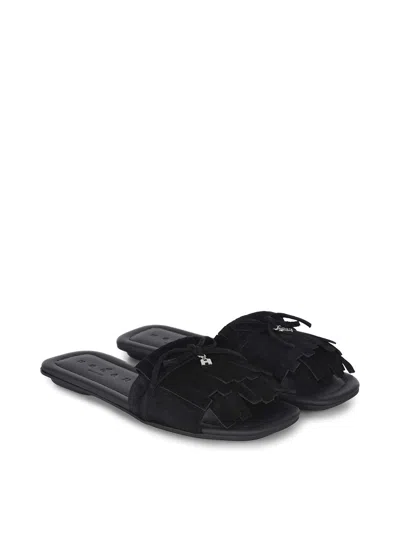 Hogan Slippers In  Leater