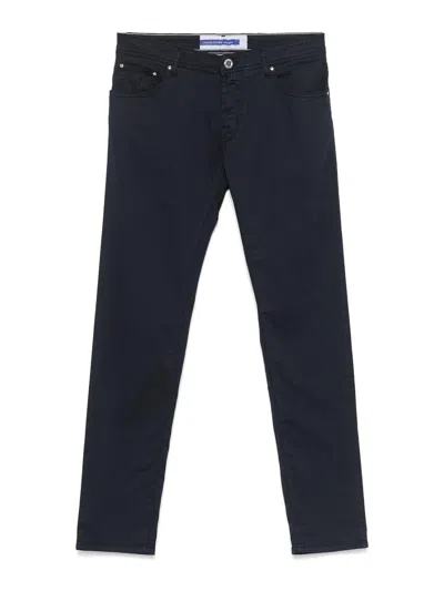 Jacob Cohen Belt Loop Jeans In Black