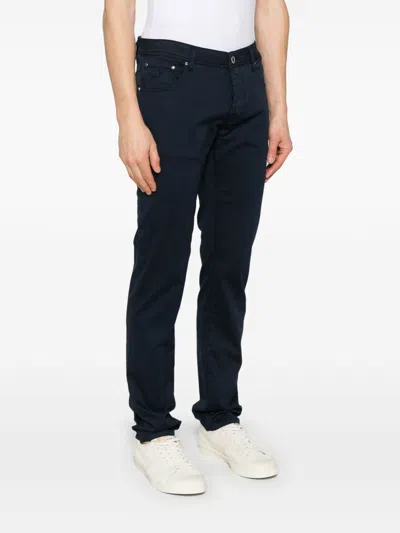 Jacob Cohen Belt Loop Jeans In Black