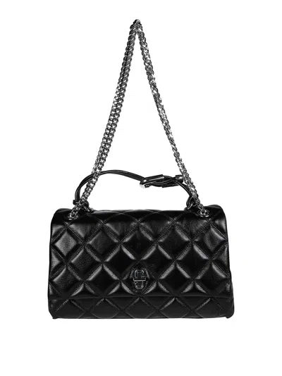 Marc Jacobs The Quilted Dual Convertible Shoulder Bag In Black