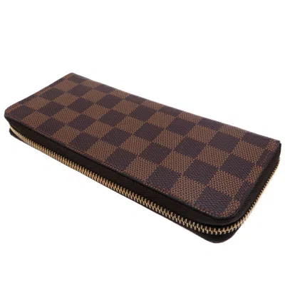 Pre-owned Louis Vuitton Cerise Damier Canvas Long Wallet (bi-fold) ()
