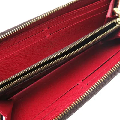 Pre-owned Louis Vuitton Cerise Damier Canvas Long Wallet (bi-fold) ()