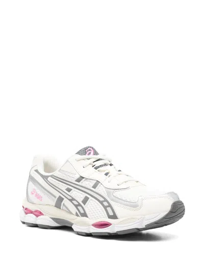 Asics Off-white & Gray Gel-nyc 2055 Sneakers