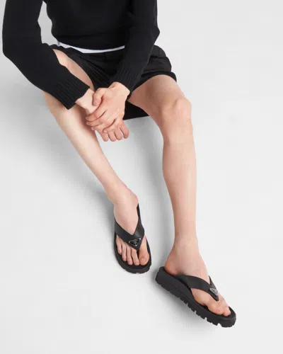 Prada Flip-flops In Black