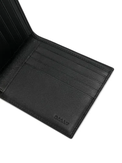 BALLY BALLY BLACK RED BONE PALL WALLET 