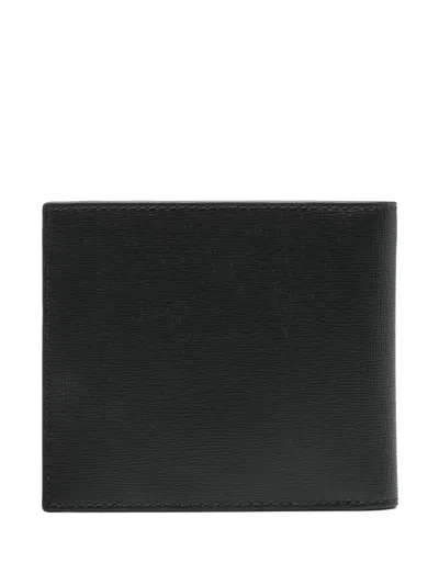 Bally Block Texture Bi-fold Wallet