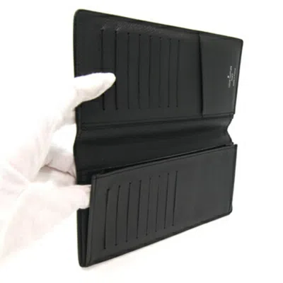 Pre-owned Louis Vuitton Taiga Ardoise Taiga Leather Bill Wallet (bi-fold) ()