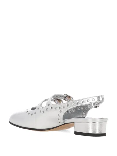 Carel Block Heel Slingback Studded Embellishments