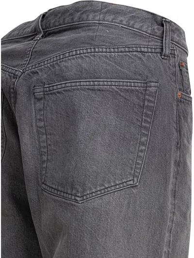 Kaptain Sunshine Washed Grey Denim Jeans In Gray