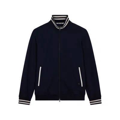 Paul & Shark X-soft Fleece Sweatshirt With Striped Details