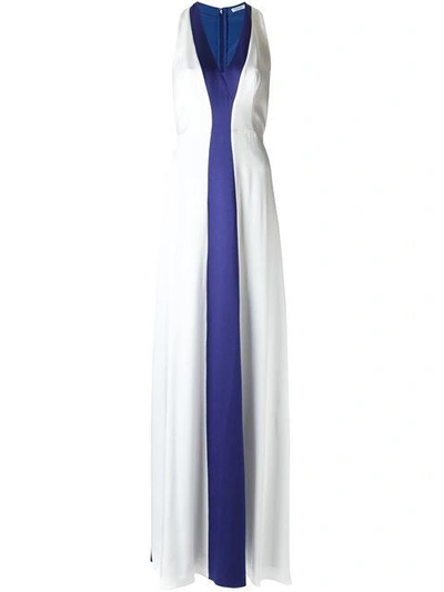 Shop Tufi Duek Contrasting Detail Dress In White